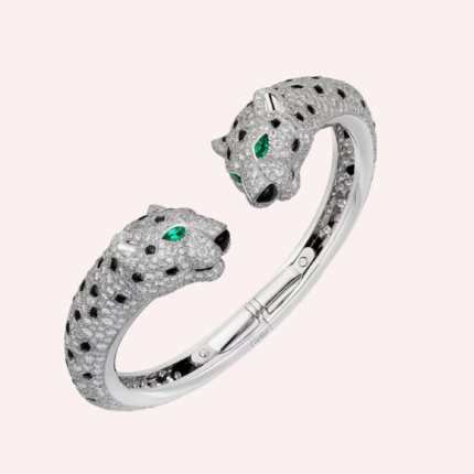 Pre-Owned Cartier Panthère de Cartier Bracelet, Full Pavé, White Gold