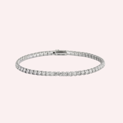 Pre-Owned Cartier Lignes Essentielles Diamond Bracelet in 18K White Gold