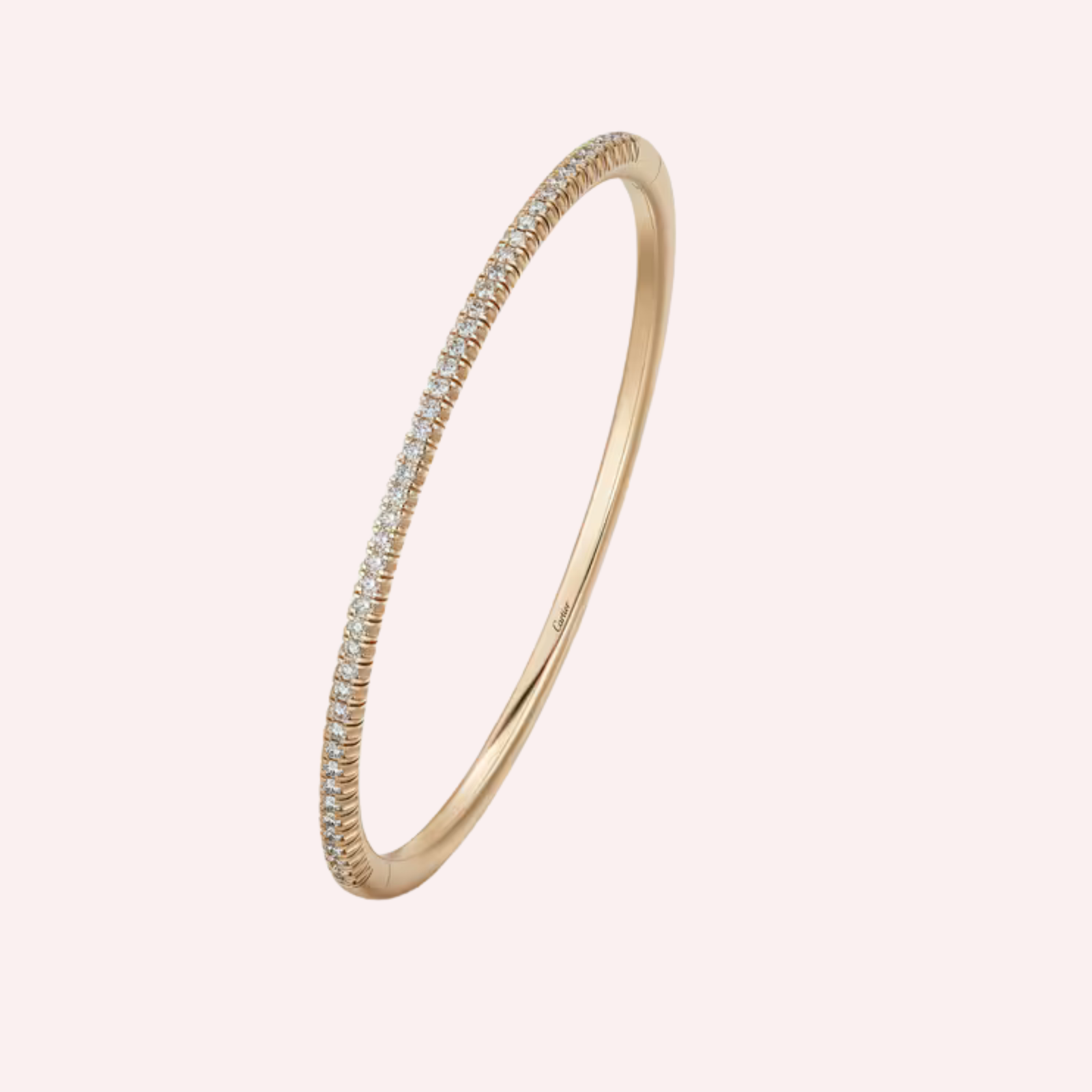 Pre-Owned Étincelle de Cartier Half-Pavé Diamond Bracelet in 18K Yellow Gold Pre-Owned Étincelle de Cartier Half-Pavé Diamond Bracelet in 18K Yellow Gold