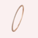 Pre-Owned Étincelle de Cartier Half-Pavé Diamond Bracelet in 18K Rose Gold