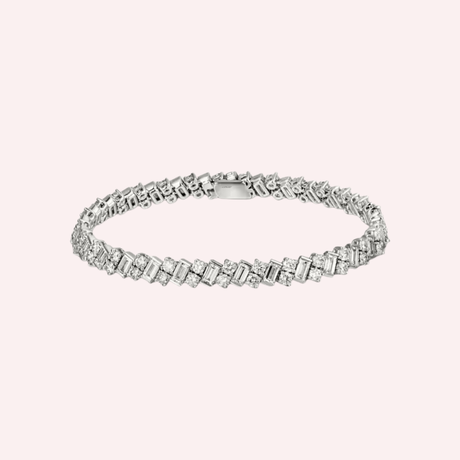 Pre-Owned Cartier Reflection Diamond Bracelet in 18K White Gold Pre-Owned Cartier Reflection Diamond Bracelet in 18K White Gold