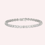 Pre-Owned Cartier Lignes Essentielles Diamond Bracelet in Platinum