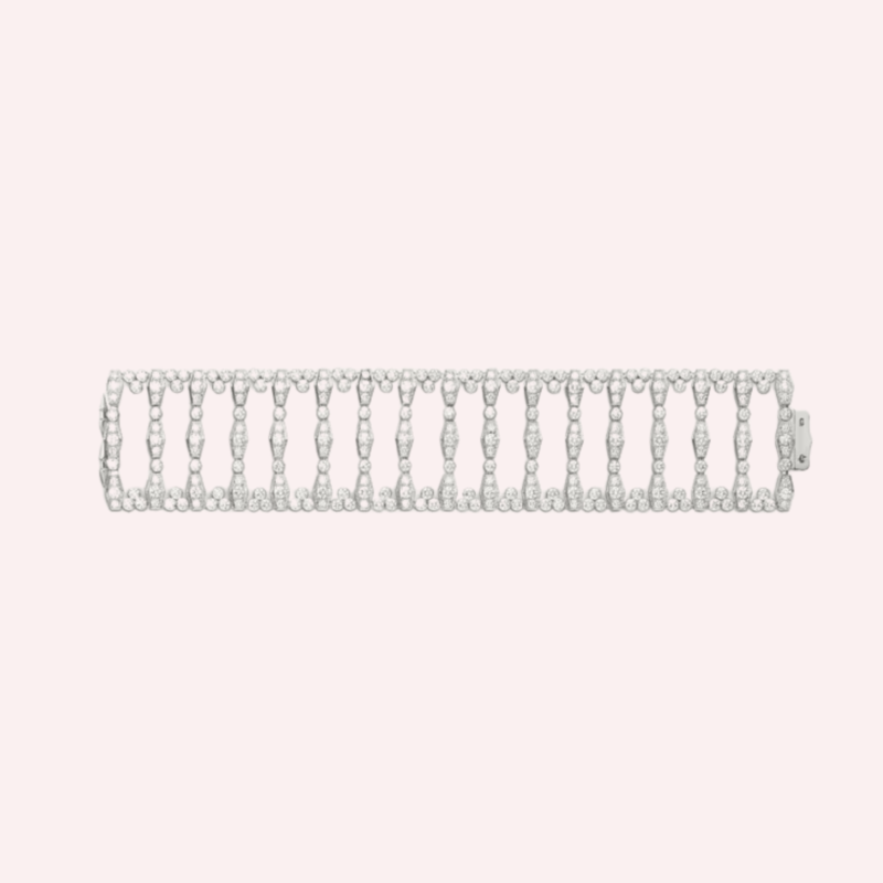 Pre-Owned Cartier Pluie Diamond Bracelet in 18K White Gold