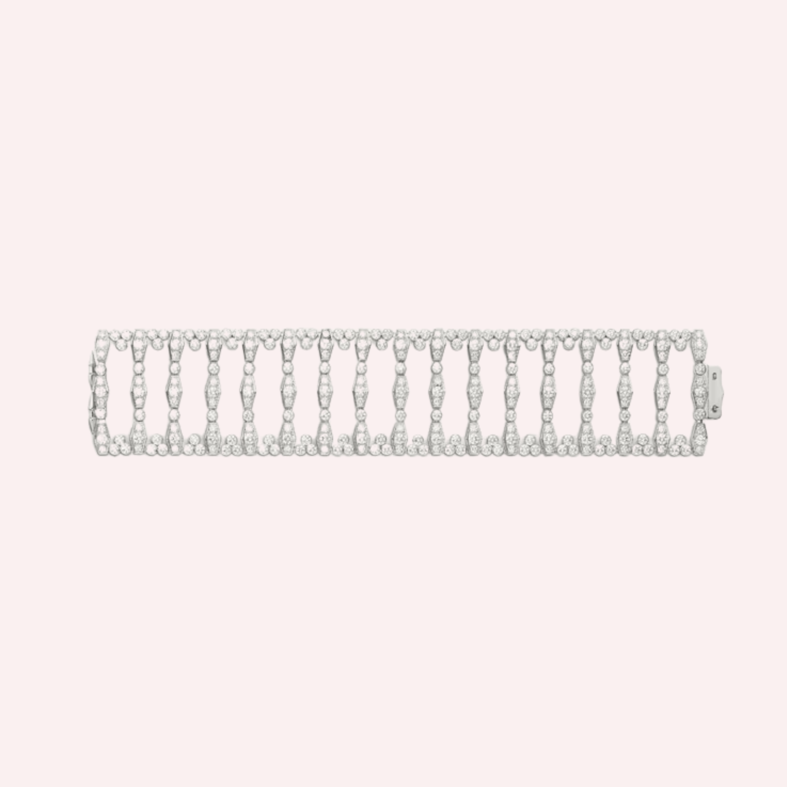 Pre-Owned Cartier Pluie Diamond Bracelet in 18K White Gold Pre-Owned Cartier Pluie Diamond Bracelet in 18K White Gold