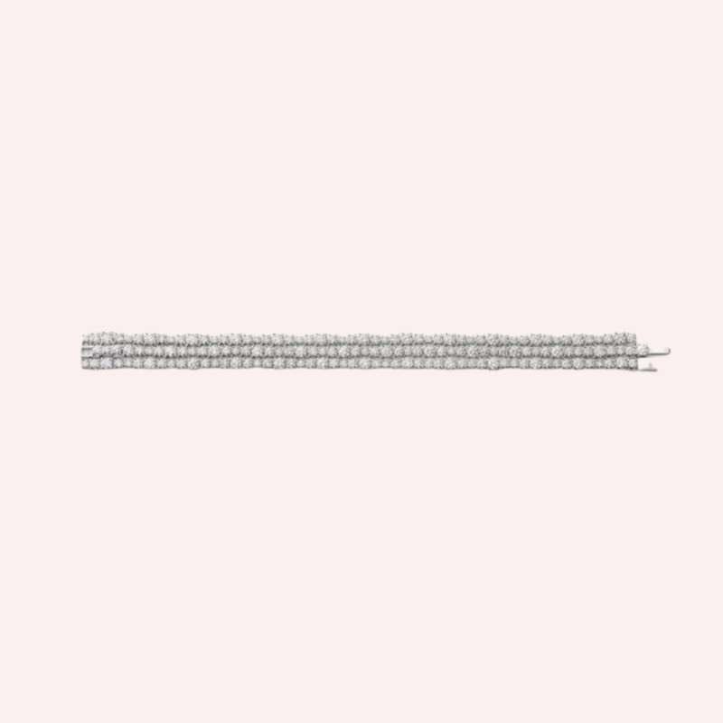 Pre-Owned Cartier Lignes Essentielles Diamond Bracelet in 18K White Gold