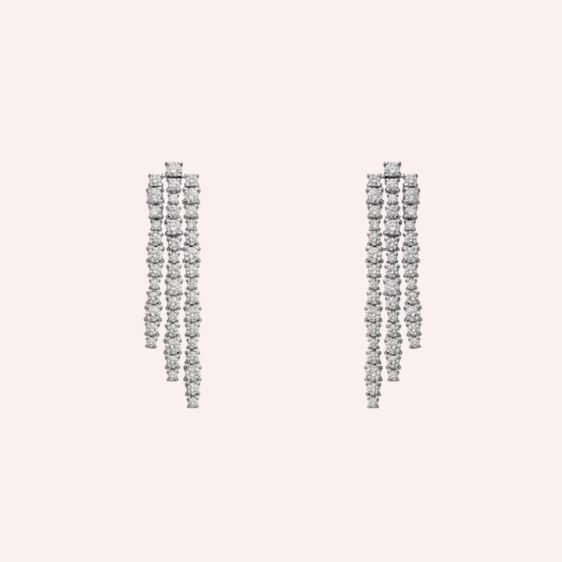 Pre-Owned Cartier Lignes Essentielles Diamond Earrings