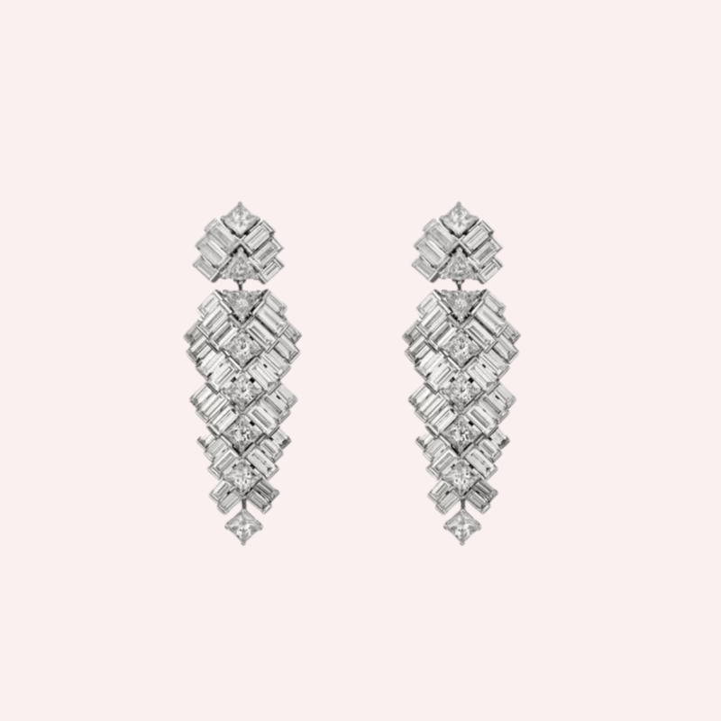 Pre-Owned Cartier Réflection de Cartier High Jewelry Diamond Earrings