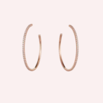 Pre-Owned Cartier Étincelle de Cartier Pavé Hoop Earrings