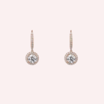 Pre-Owned Cartier Destinée Pavé Diamond Sleeper Earrings