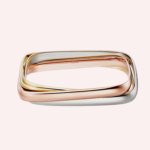 Pre-Owned Cartier Trinity Cushion-Shaped Bracelet in 18K White, Rose & Yellow Gold