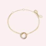 Pre-Owned Cartier Trinity Diamond Chain Bracelet in 18K White, Yellow & Rose Gold