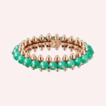 Pre-Owned Cartier Clash de Cartier Extra-Large Chrysoprase Bracelet in 18K Rose Gold