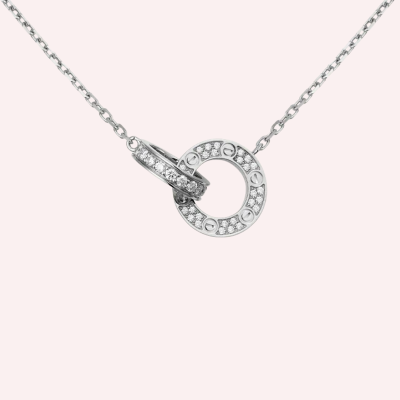 Pre-Owned Cartier LOVE Pavé Diamond Pendant