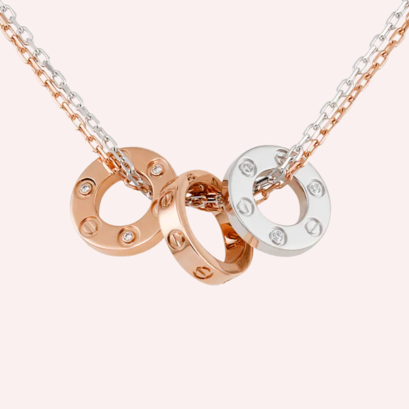 Pre-Owned Cartier LOVE Diamond Pendant with 6 Diamonds