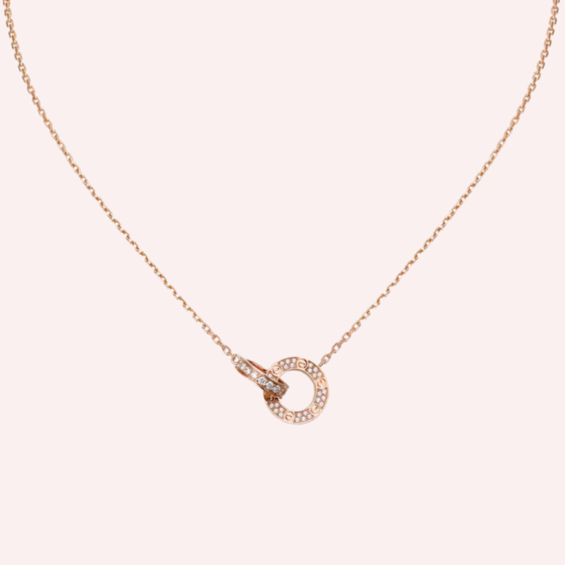 Pre-Owned Cartier LOVE Pavé Diamond Pendant