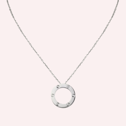 Pre-Owned Cartier LOVE Diamond Pendant with 3 Diamonds