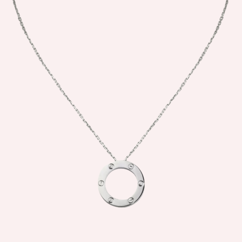 Pre-Owned Cartier LOVE Diamond Pendant with 3 Diamonds