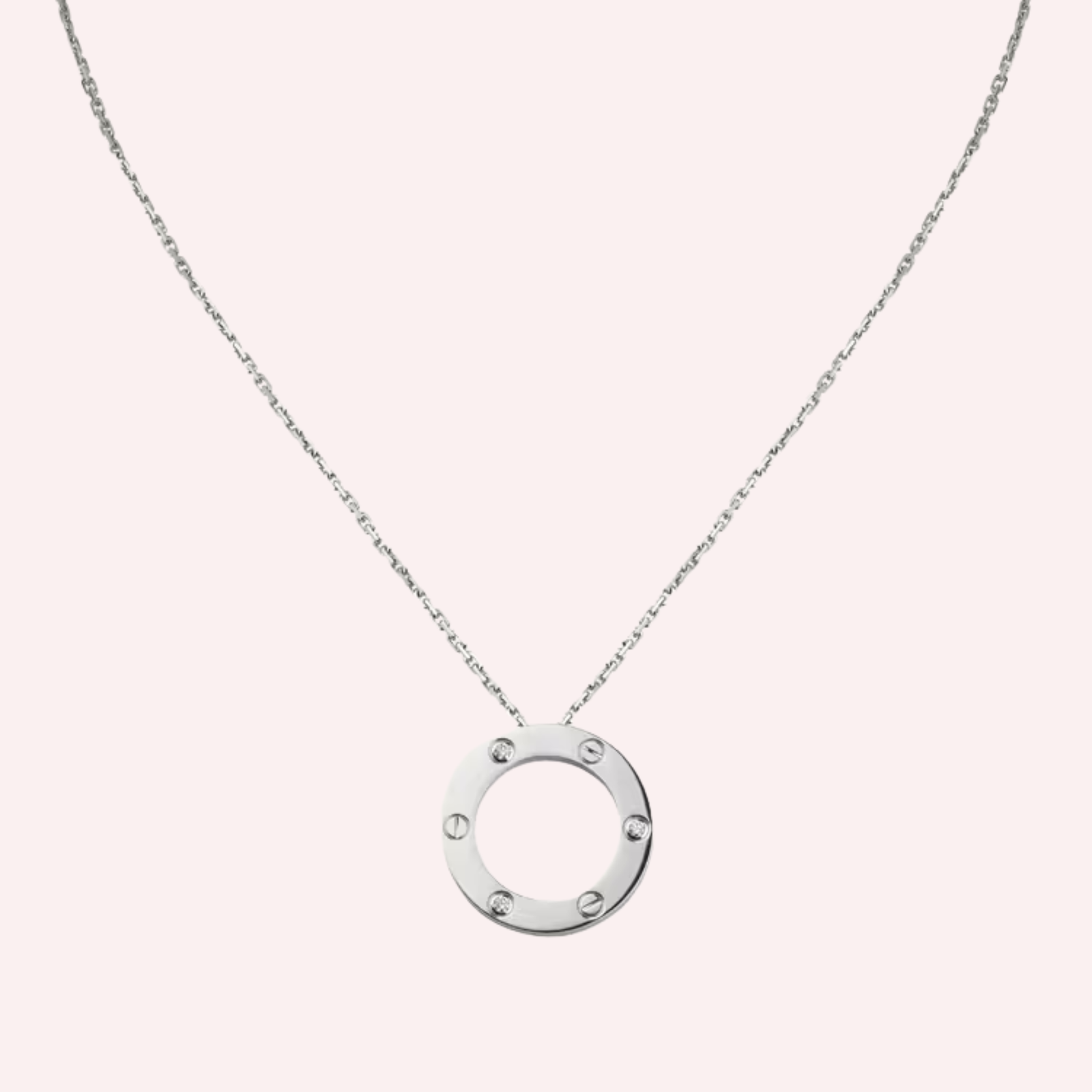 Pre-Owned Cartier LOVE Diamond Pendant with 3 Diamonds Pre-Owned Cartier LOVE Diamond Pendant with 3 Diamonds