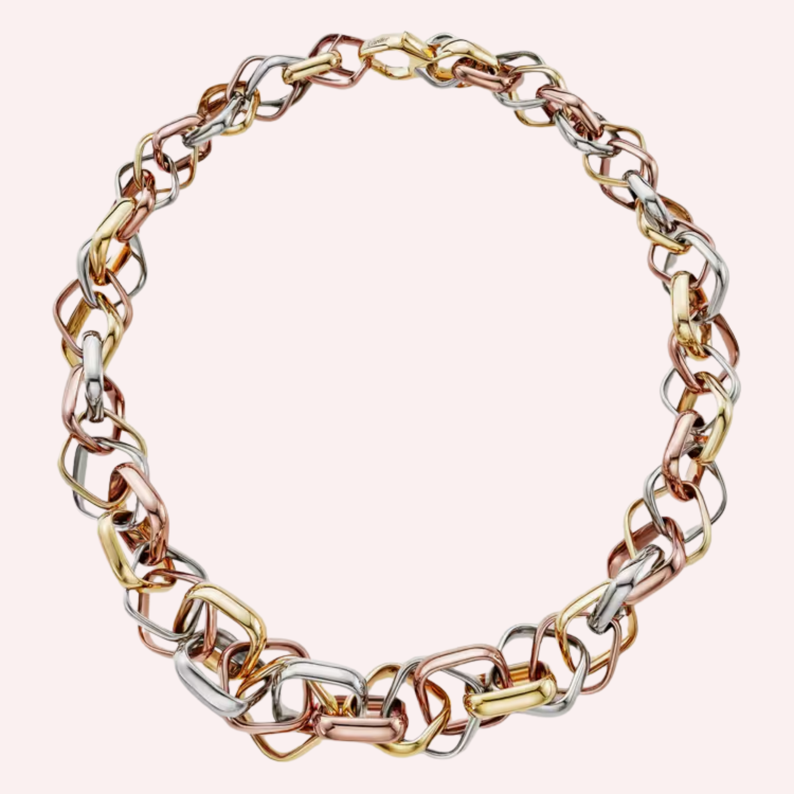 Pre-Owned Trinity Cushion-Shaped Necklace Pre-Owned Trinity Cushion-Shaped Necklace