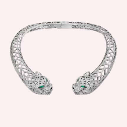 Pre-Owned Panthère de Cartier Paved Necklace