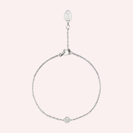 A refined Pre-Owned Cartier d’Amour small bracelet in 18K white gold