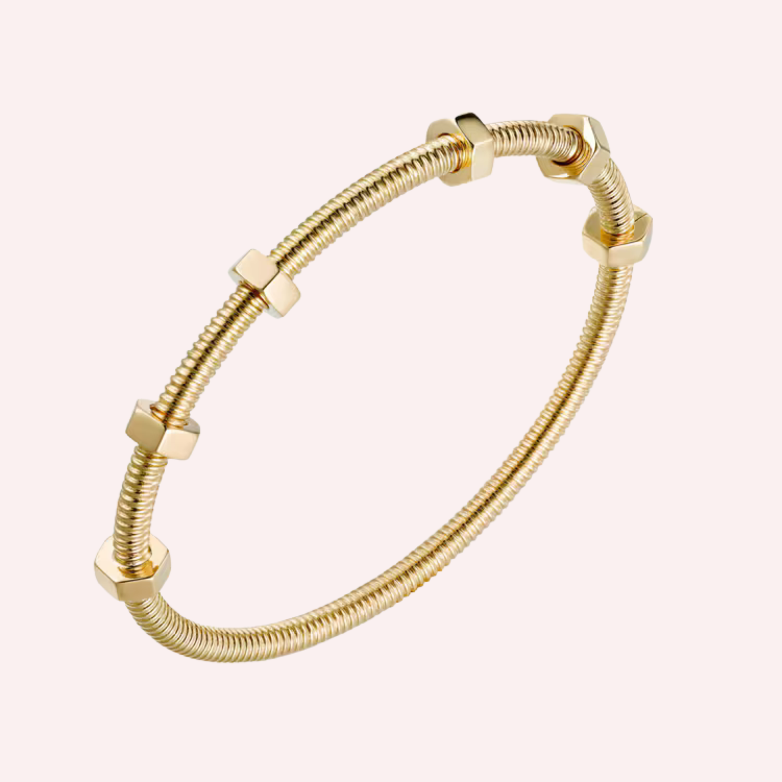 Pre-Owned Cartier Écrou de Cartier Bracelet in 18K White Gold Pre-Owned Cartier Écrou de Cartier Bracelet in 18K White Gold