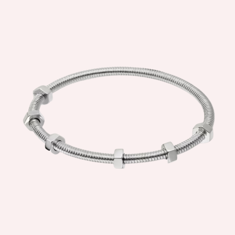 Pre-Owned Cartier Écrou de Cartier Bracelet in 18K White Gold