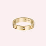 Pre-Owned Cartier LOVE Small Diamond Ring in 18K Yellow Gold
