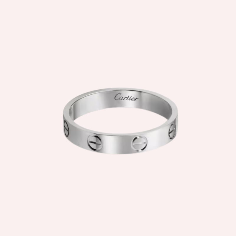 Pre-Owned Cartier LOVE Small Ring in Platinum