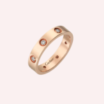 Pre-Owned Cartier LOVE Small Diamond Ring in 18K Rose Gold