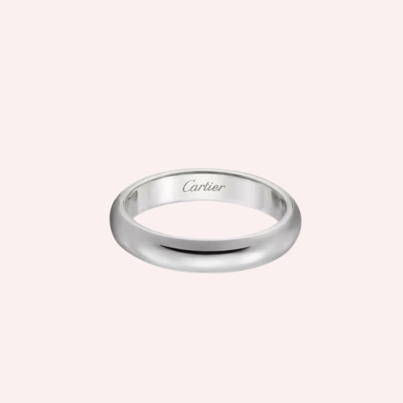 Pre-Owned Cartier 1895 Wedding Band in Platinum – 3.5 mm