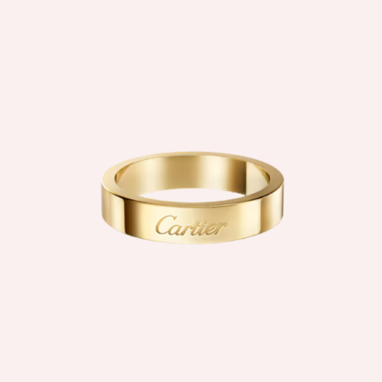 Pre-Owned Cartier C de Cartier Wedding Band in 18K Yellow Gold with Diamond – 3 mm