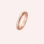 Pre-Owned Cartier C de Cartier Wedding Band in 18K Rose Gold with Diamond – 3 mm
