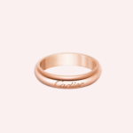 Pre-Owned Cartier C de Cartier Wedding Band in 18K Rose Gold – 4 mm