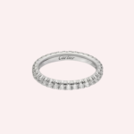Pre-Owned Cartier Étincelle de Cartier Pavé Wedding Band in 18K White Gold with Diamonds – 2 mm