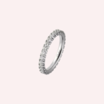 Pre-Owned Cartier Étincelle de Cartier Pavé Wedding Band in Platinum with Diamonds – 2.6 mm