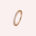 Pre-Owned Cartier Étincelle de Cartier Pavé Wedding Band in 18K Rose Gold with Diamonds – 2.6 mm