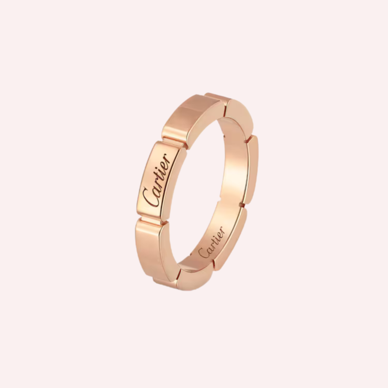 Pre-Owned Cartier Maillon Panthère Wedding Band in 18K Rose Gold