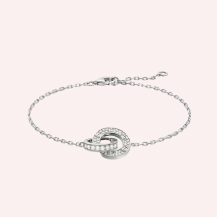 Pre-Owned Cartier LOVE Bracelet, Small Model, Pavé Diamonds, White Gold