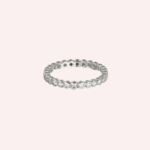 Pre-Owned Cartier Broderie de Cartier Wedding Band in 18K White Gold with Diamonds – 2.7 mm