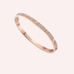Pre-Owned Cartier LOVE Bracelet, Pavé Diamonds, Rose Gold - Image 2