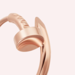Pre-Owned Cartier Juste un Clou Mini Model Single Hoop Earring in 18K Rose Gold - Image 2