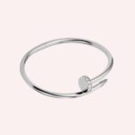 Pre-Owned Cartier Juste un Clou Classic Bracelet with Diamonds in 18K White Gold - Image 2