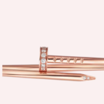 Pre-Owned Cartier Juste un Clou Bracelet, Small Model, Diamonds, Rose Gold - Image 2