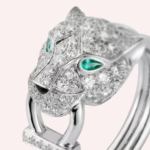 A Pre-Owned Panthère de Cartier pavé ring