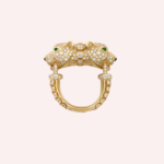 Pre-Owned Panthère de Cartier Pavé Diamond Ring in 18K Yellow Gold - Image 2
