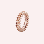 Pre-Owned Clash de Cartier Small Model Pavé Diamond Ring in 18K Rose Gold - Image 2