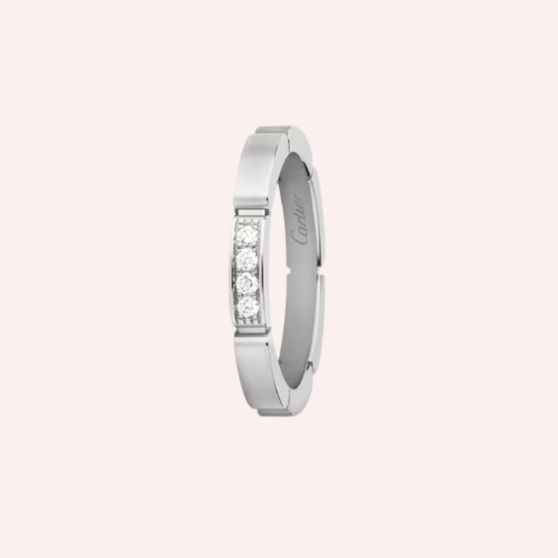 Pre-Owned Maillon Panthère de Cartier Wedding Ring with Diamonds