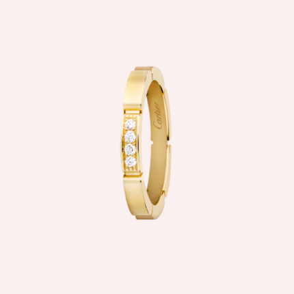 Pre-Owned Cartier Maillon Panthère Wedding Ring with Diamonds