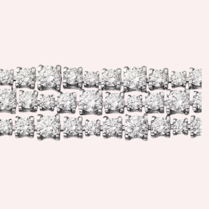 Pre-Owned Cartier Lignes Essentielles Bracelet in White Gold with Brilliant-Cut Diamonds